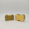 Sponge de nettoyage de cuisine Sponge de gommage de cellulose